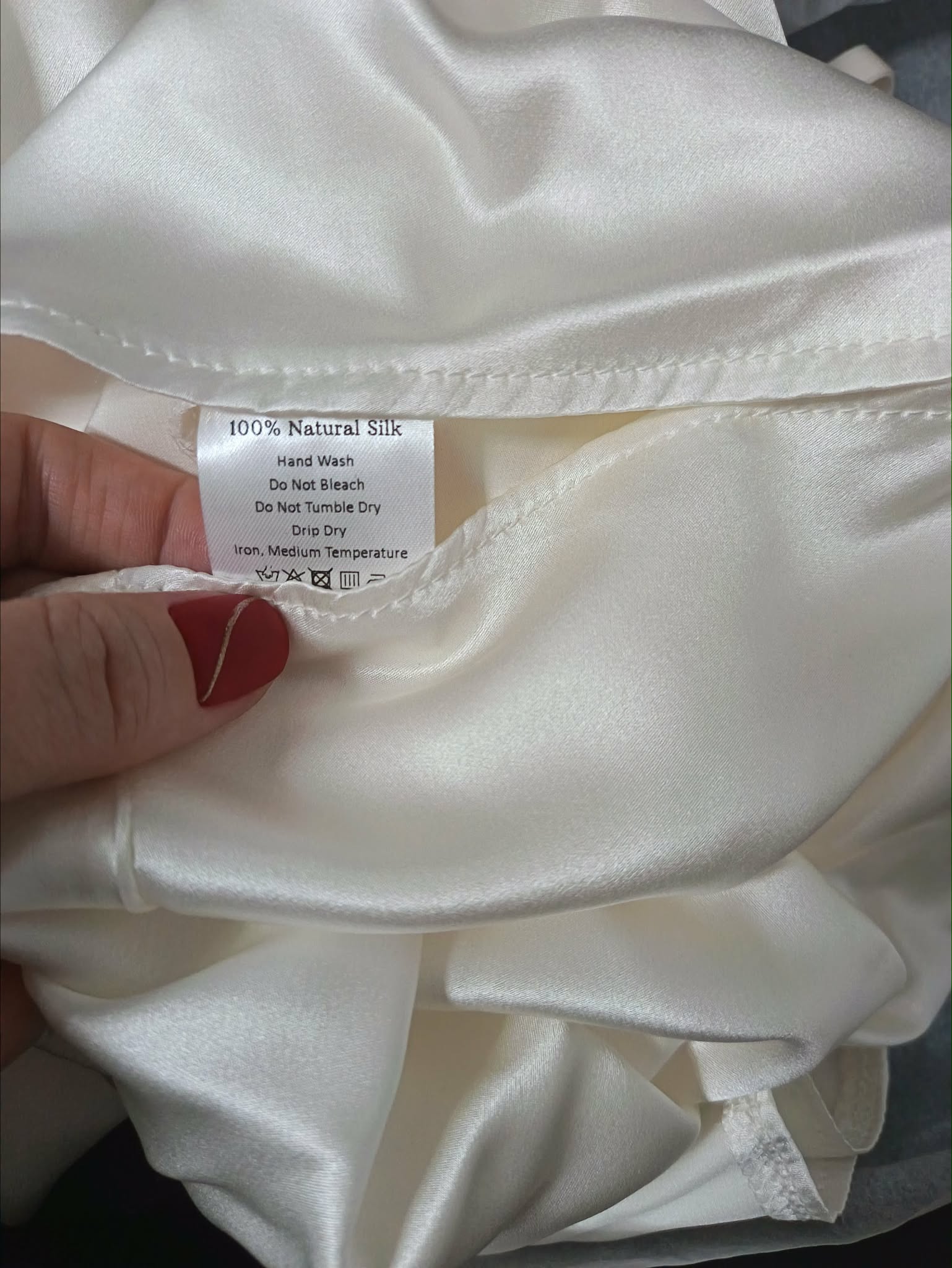Furou damă din Mătase Naturală 100% de dud, Katerinna 19 momme 6 A calitate premium. Certificat OEKO Tex Standard 100 - imagine 9